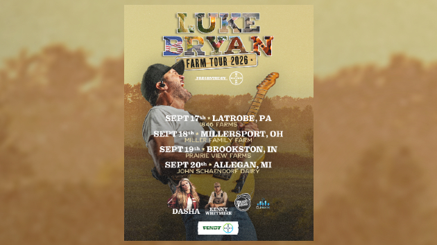 Dasha's doing Luke Bryan's fall Farm Tour, along with Kenny Whitmire, Peach Pickers and DJ Rock